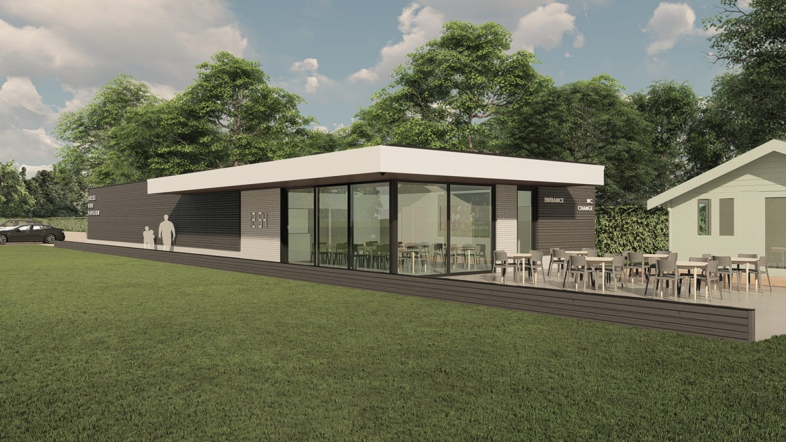 Locks Ride Pavilion Lewandowski Architects